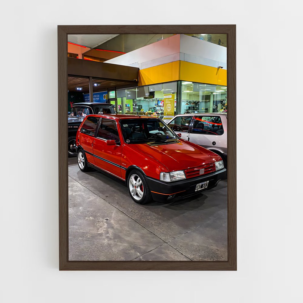 Poster Uno turbo – affiche Fiat (vue 5)